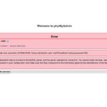 Access denied for user 'phpmyadmin'@'localhost' (using password: YES)