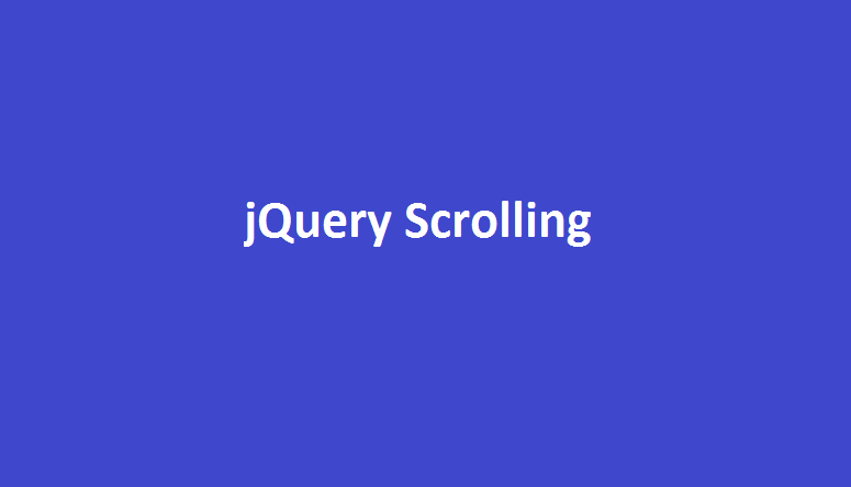 section wise scrolling jquery