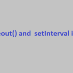 setTimeout() and setInterval in jQuery