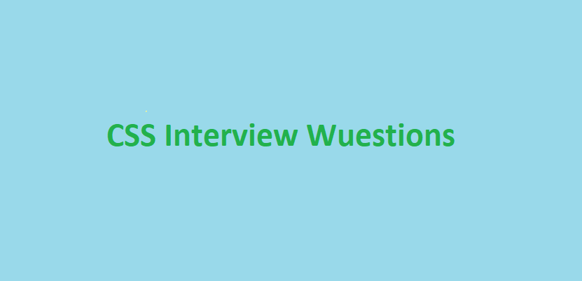 css interview questions