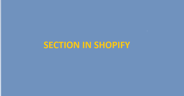 How to create custom section in shopify