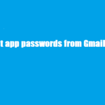 Get app passwords from Gmail