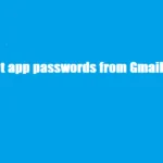 Get app passwords from Gmail